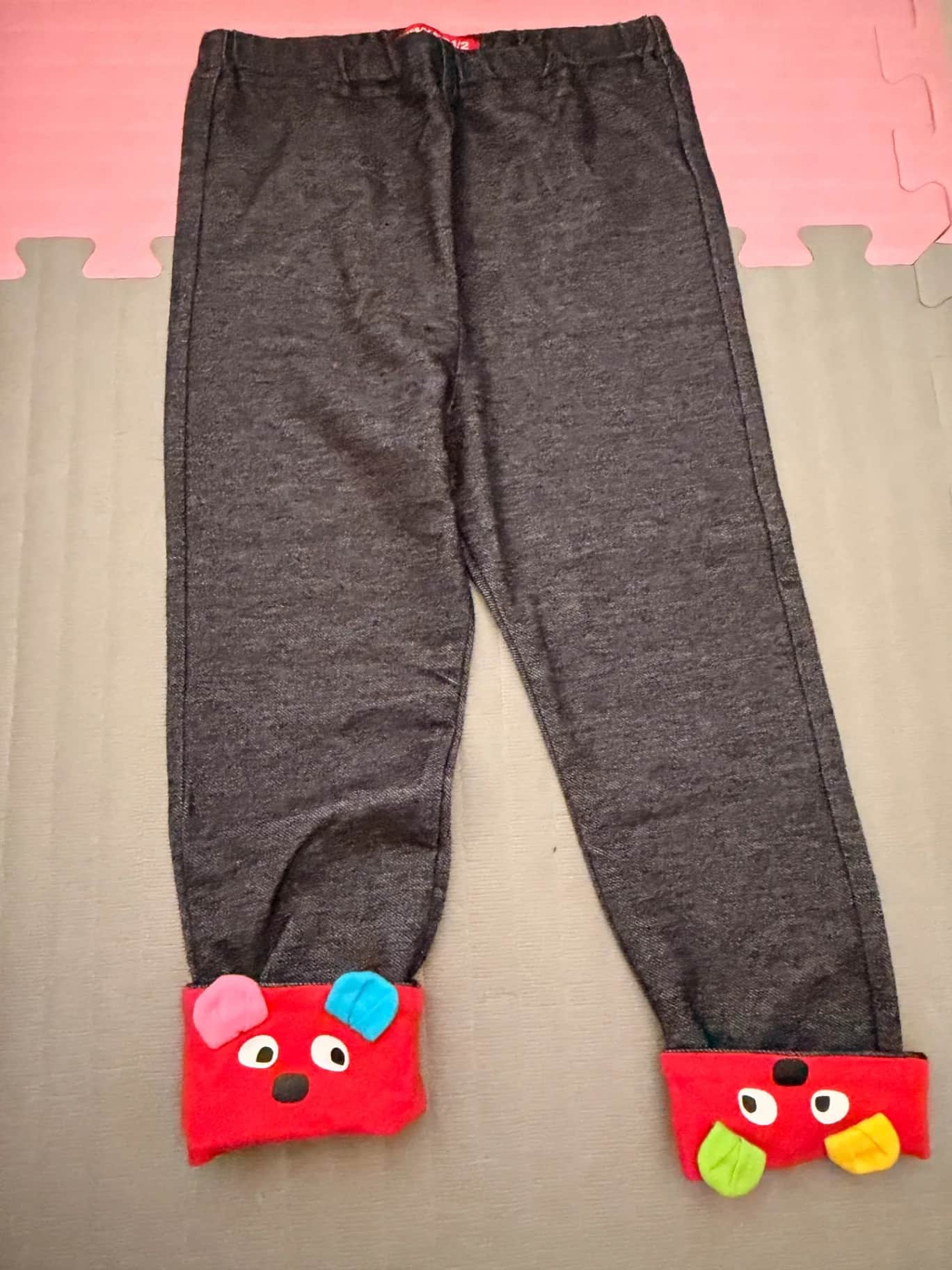 1/2 黑色大臉褲