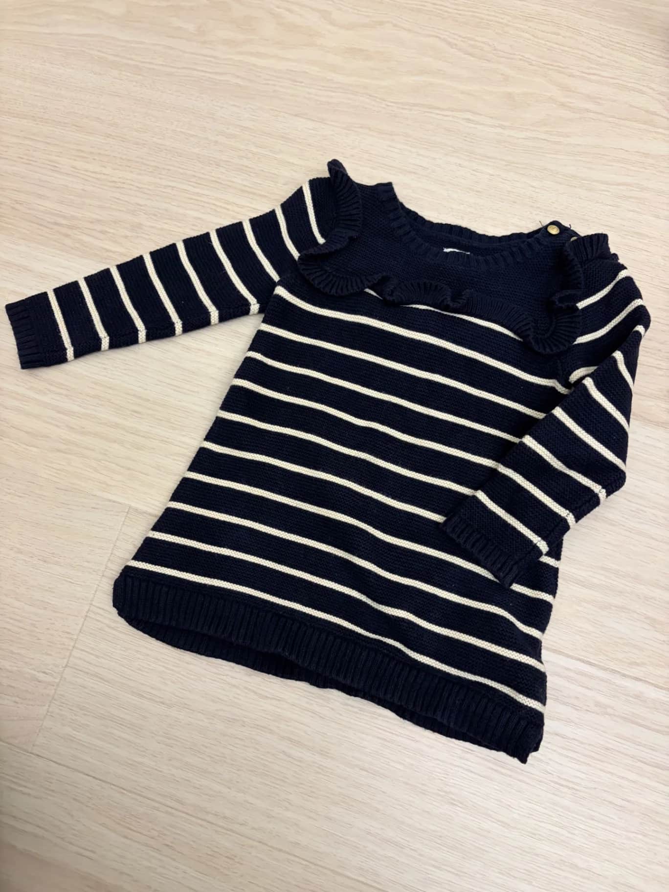 baby GAP 條紋針織毛衣 12-18個月
