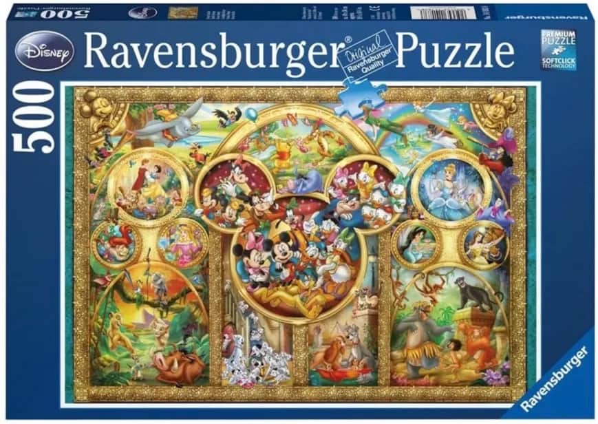 Ravensburger 迪士尼經典角色 500片拼圖