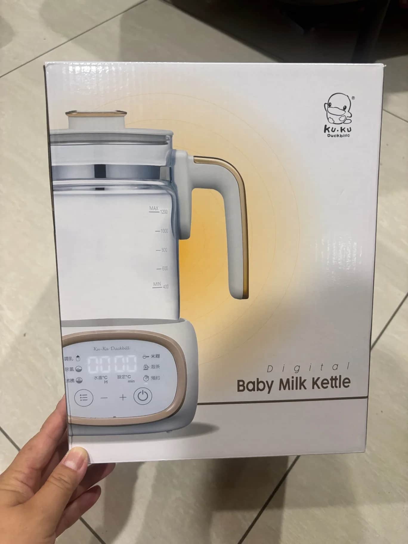 KU.KU Duckbill 酷咕鴨智能溫控調乳器（全新）