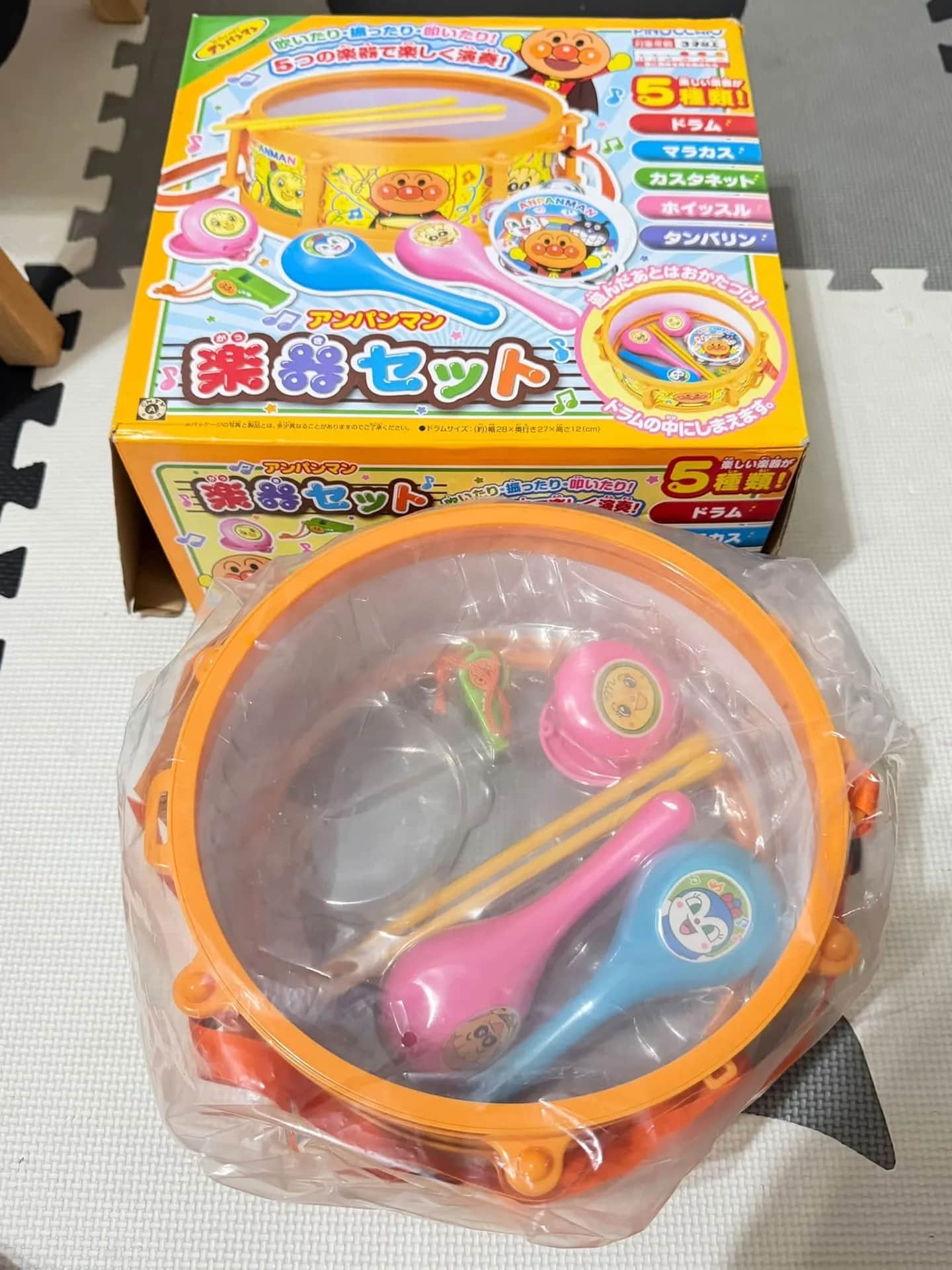 麵包超人 兒童樂器組（缺小鈴鼓）