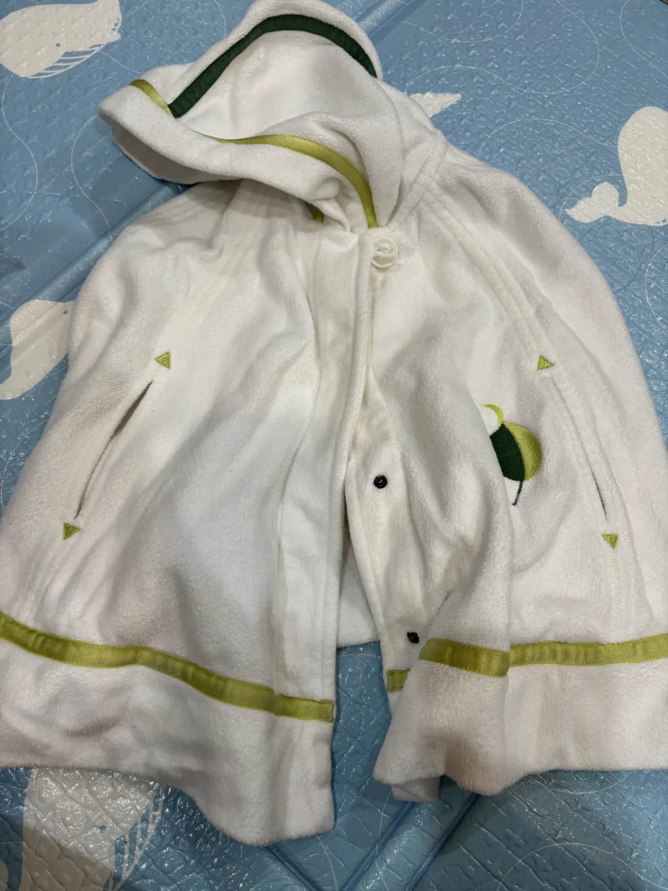 兒童保暖連帽斗篷 單件